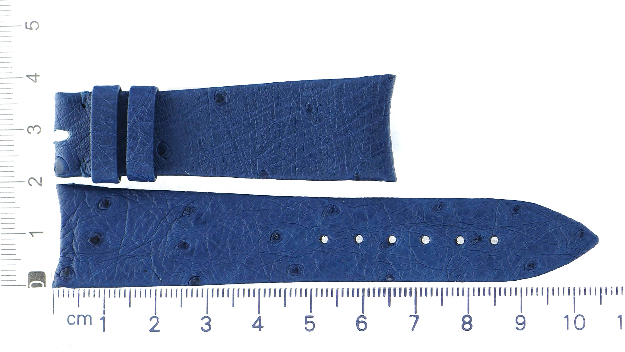 Unworn factory original Audemars Piguet blue leather strap 20x16mm
