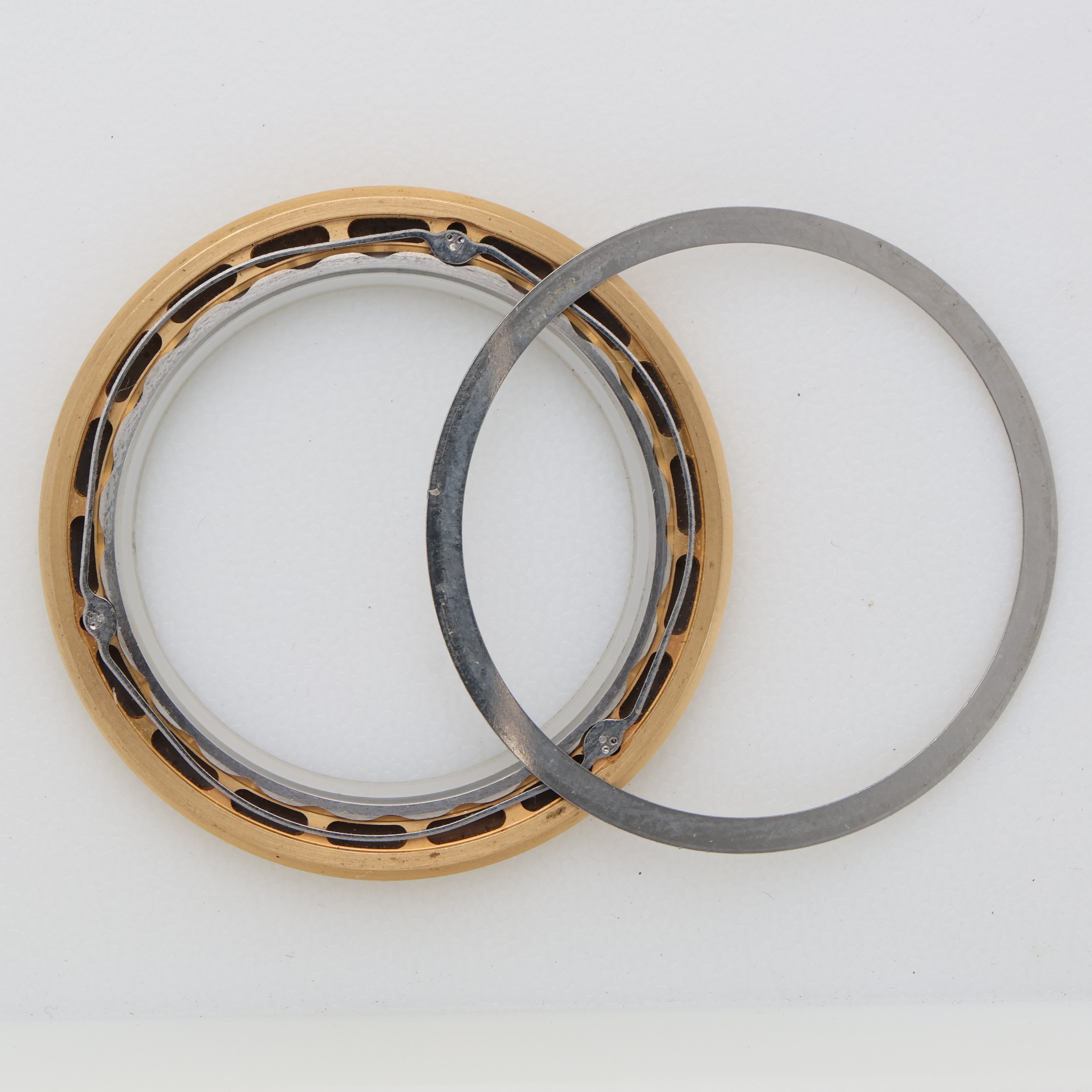 Factory original ceramic 18K yellow gold bezel for Rolex 40mm