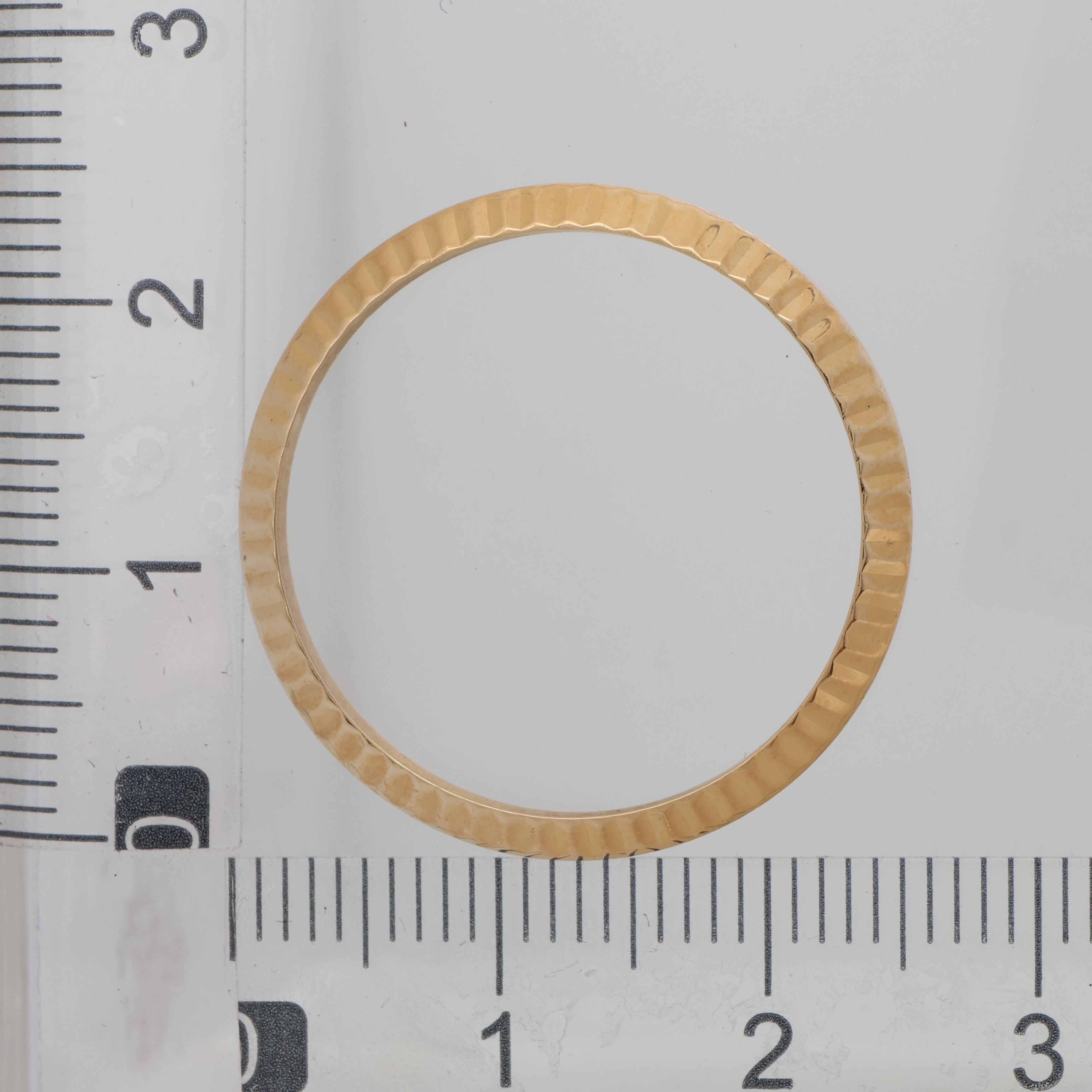 Factory original 18K Yellow Gold fluted bezel for Rolex 26mm very good condition