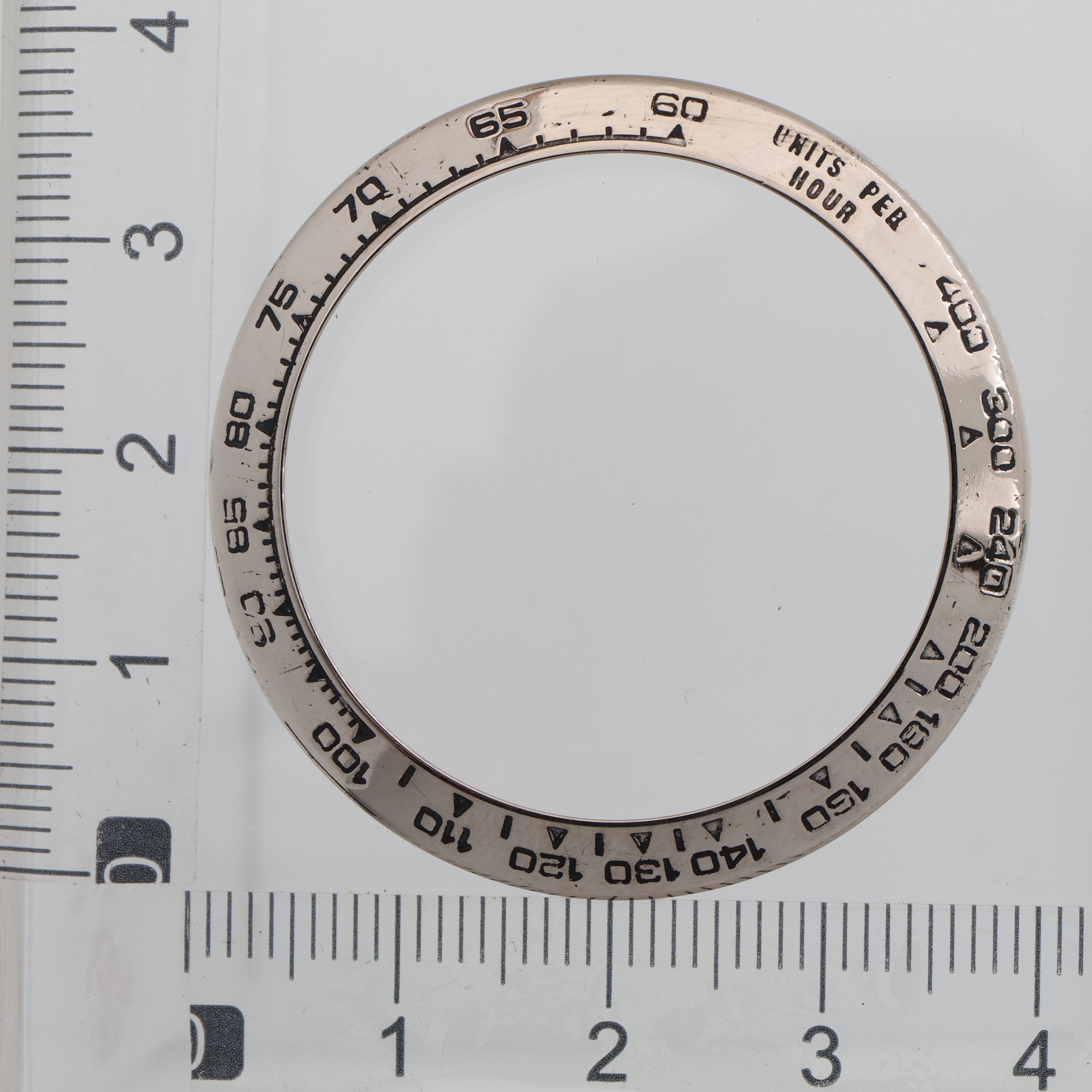 Factory original 18K white gold bezel for Rolex Daytona