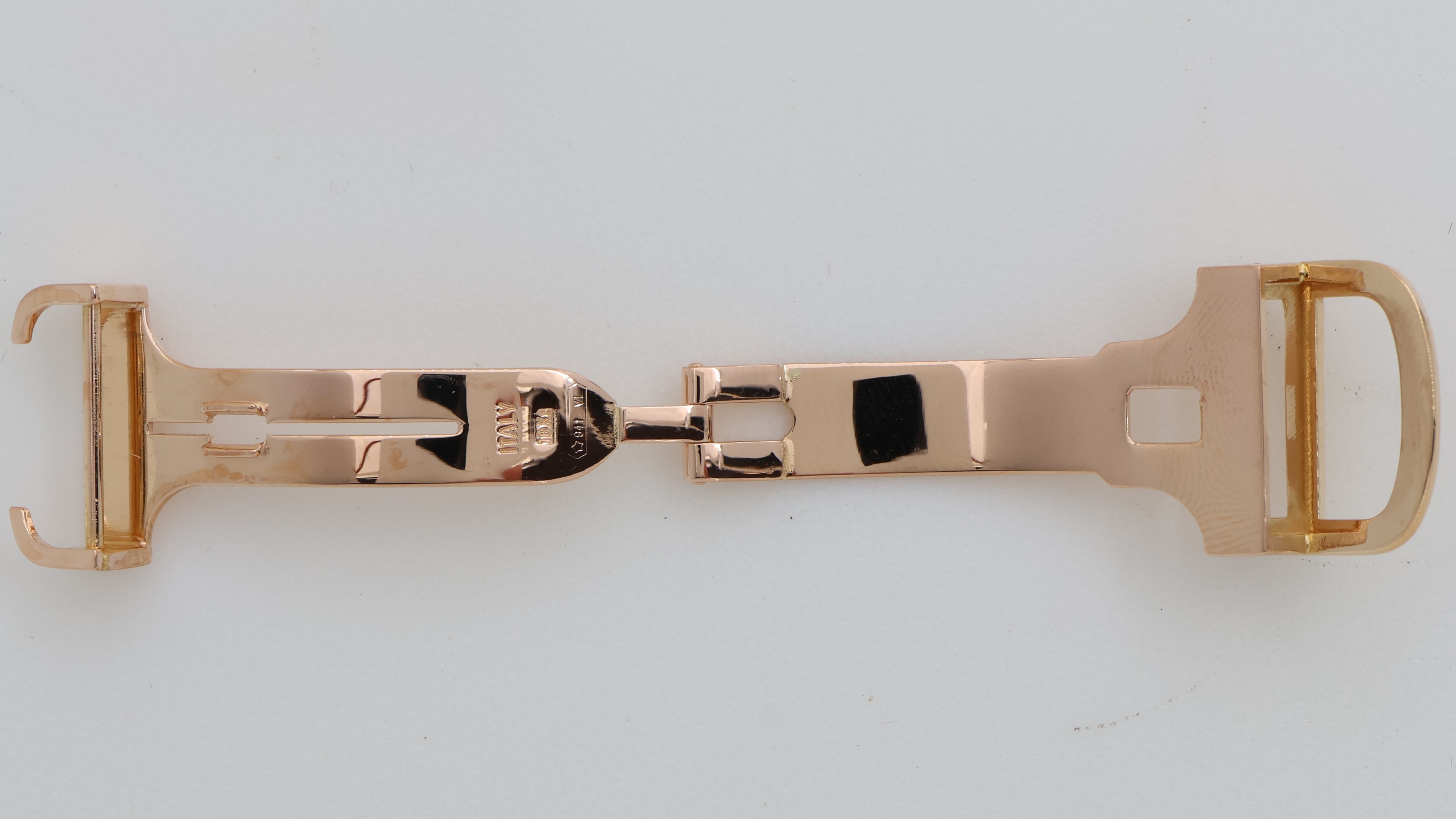 18K yellow gold 16mm deployment buckle for strap