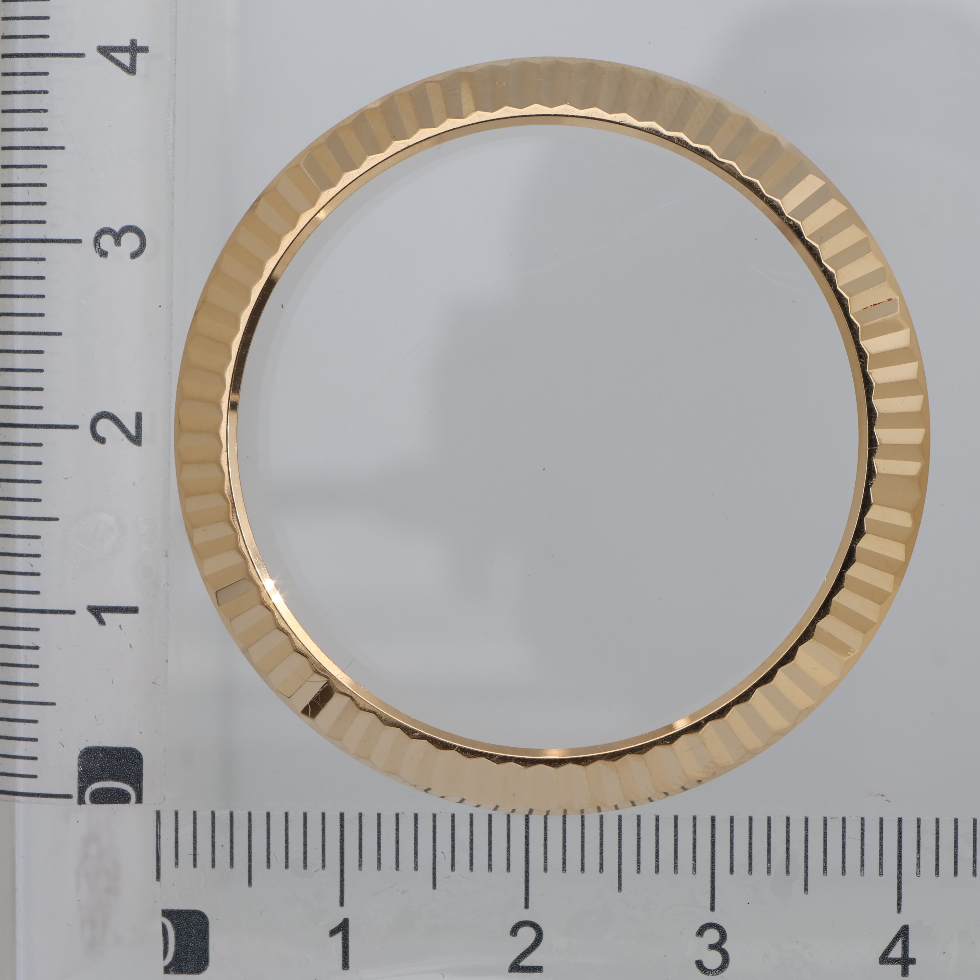 Original fluted 18K yellow gold bezel for Rolex 41mm 218238 or 116333