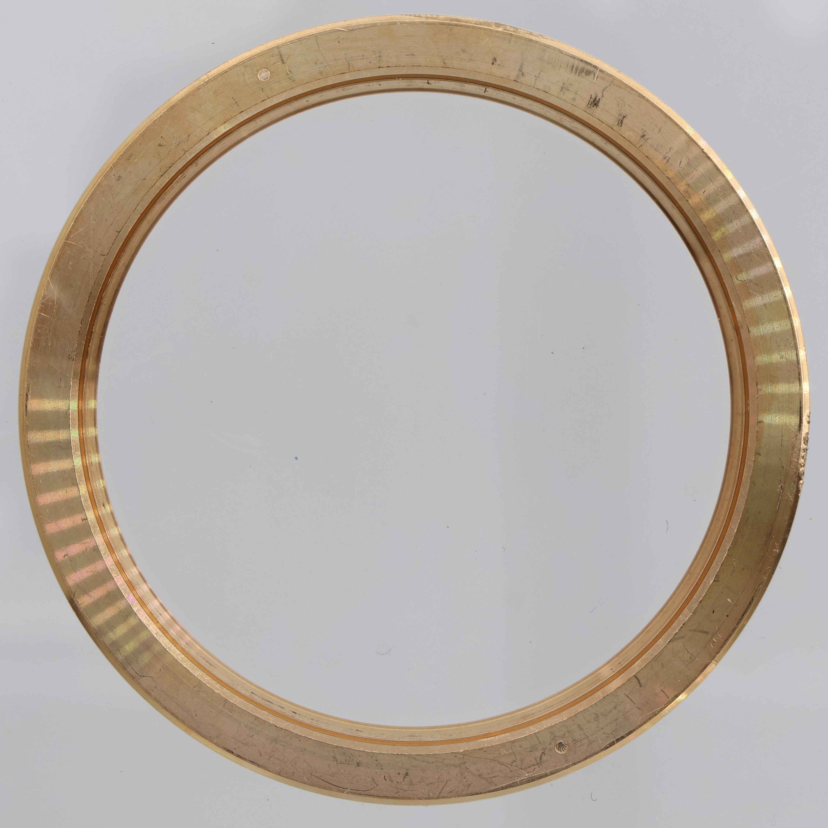 Original fluted 18K yellow gold bezel for Rolex 41mm 218238 or 116333