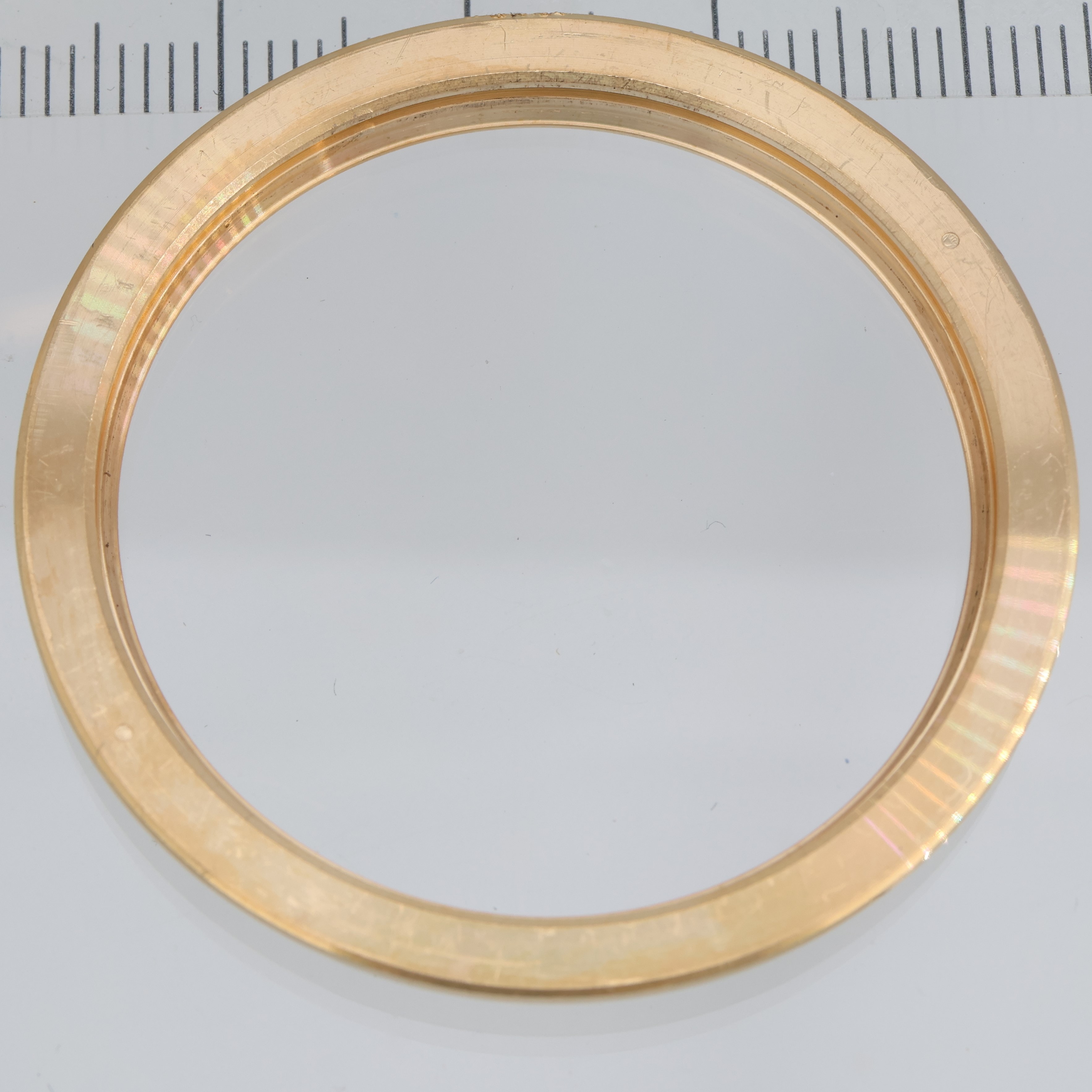 Original fluted 18K yellow gold bezel for Rolex 41mm 218238 or 116333