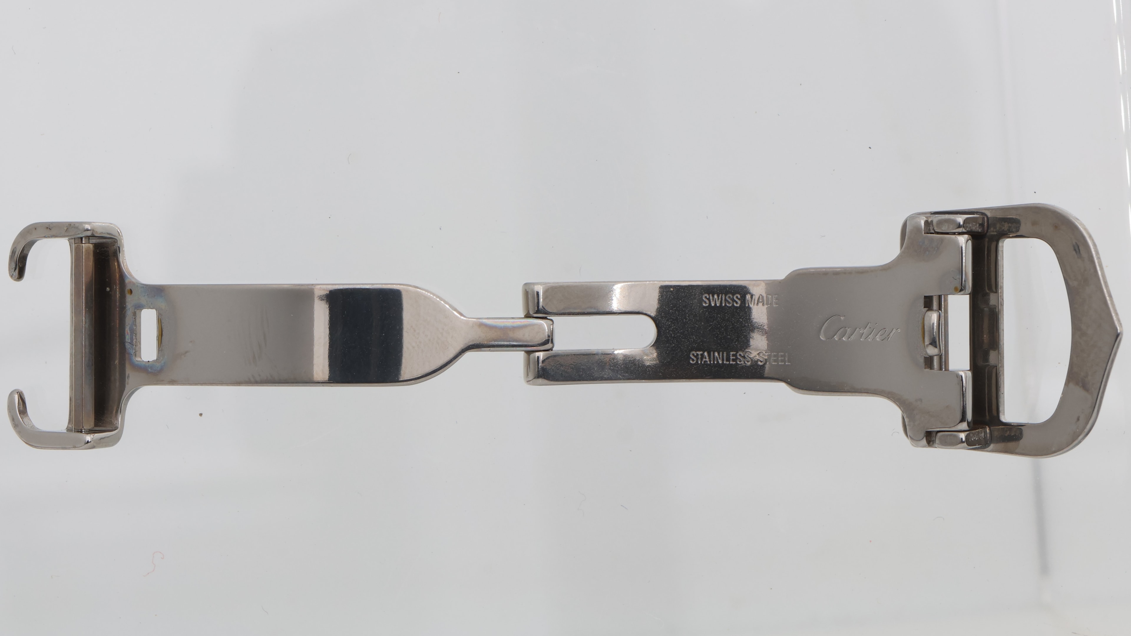 Original 14mm deployment buckle for Cartier