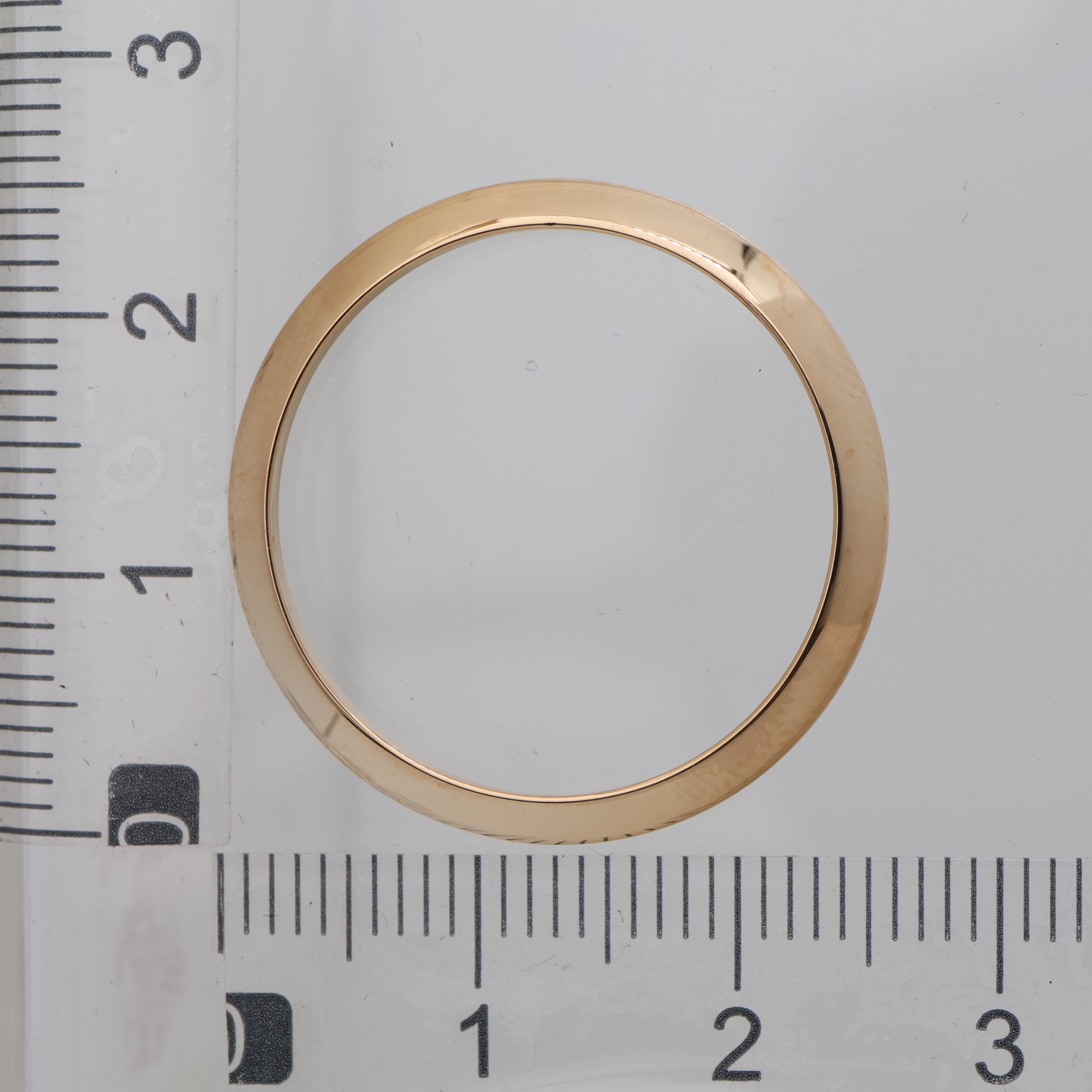 Factory original smooth 18K yellow gold bezel for Rolex Datejust 26mm 179163