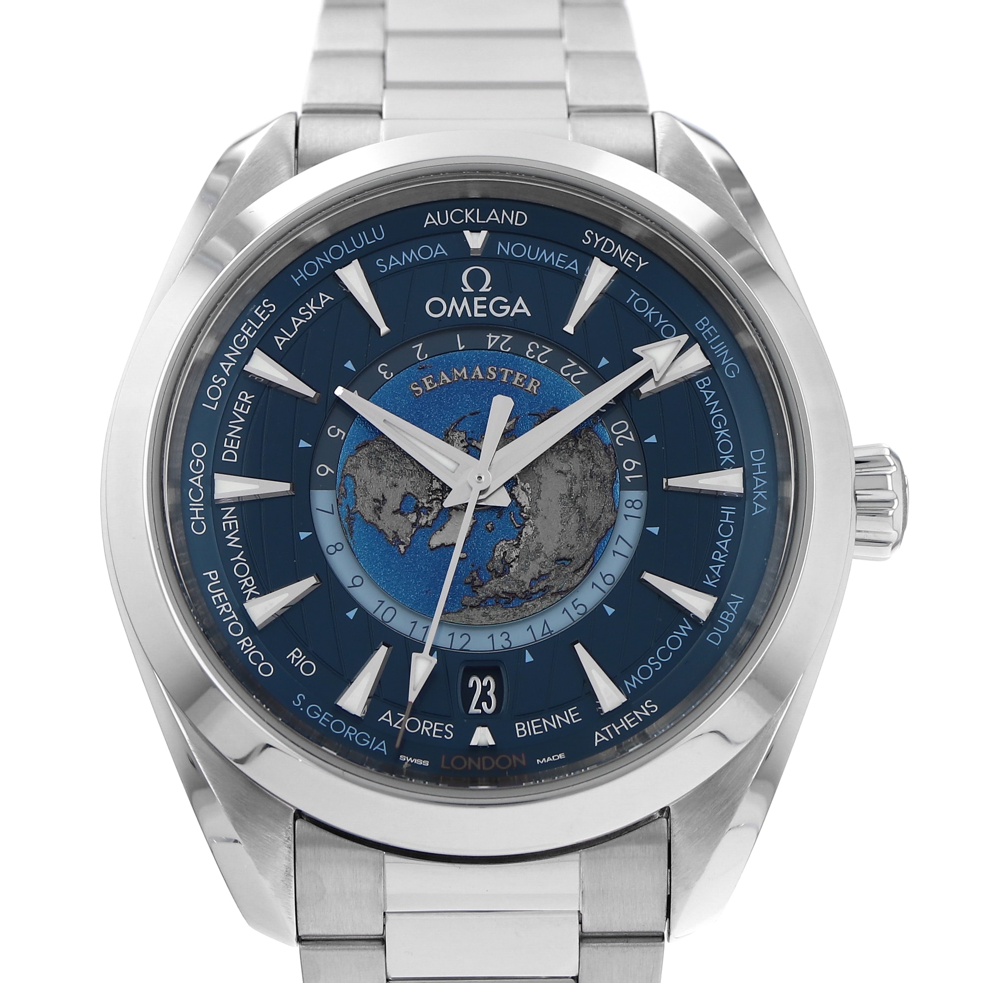 Omega Seamaster Aqua Terra GMT Worldtimer