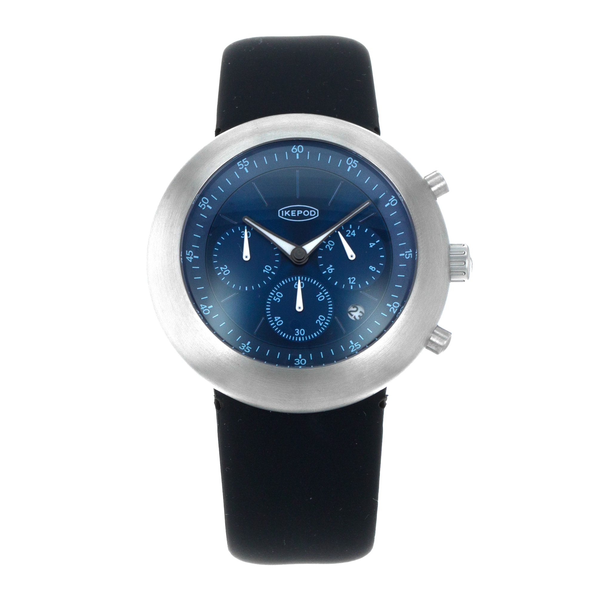 Ikepod Chronopod Blue Suede 006