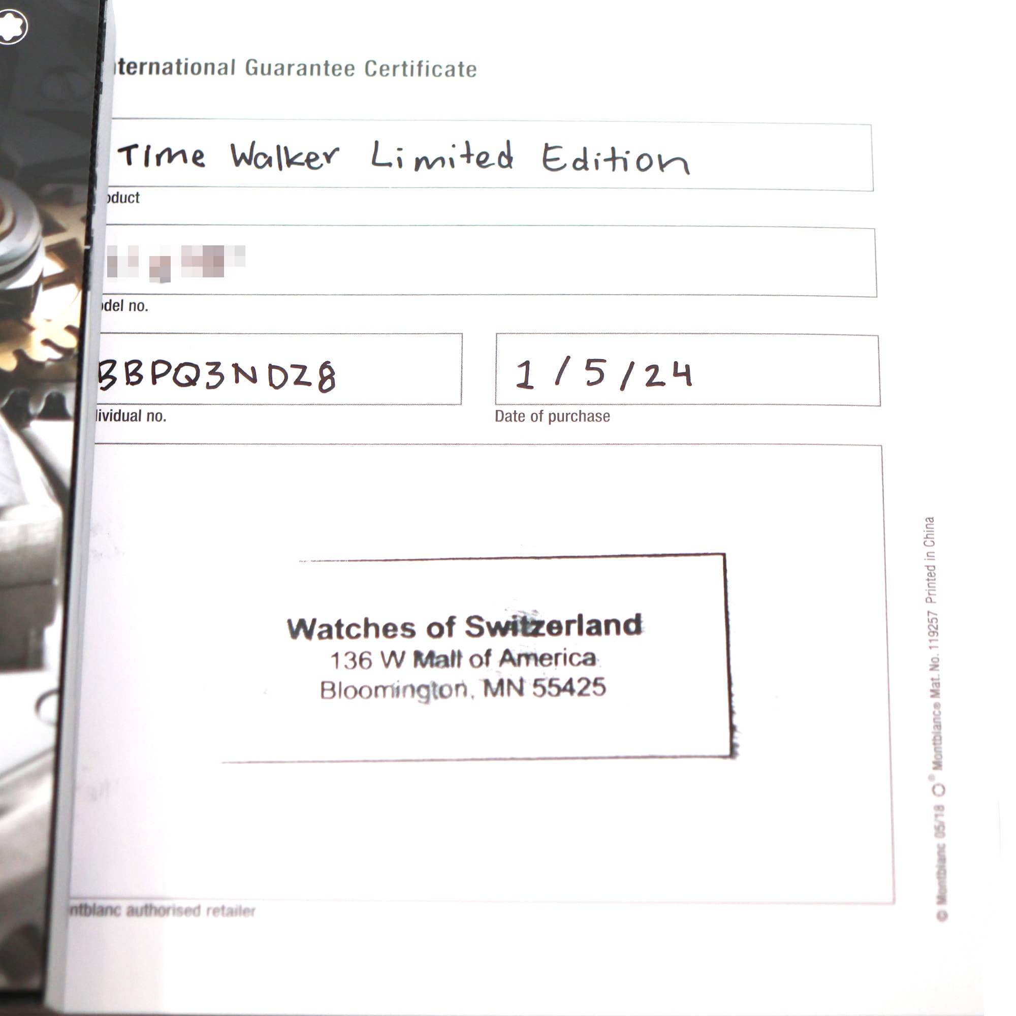 Montblanc Timewalker