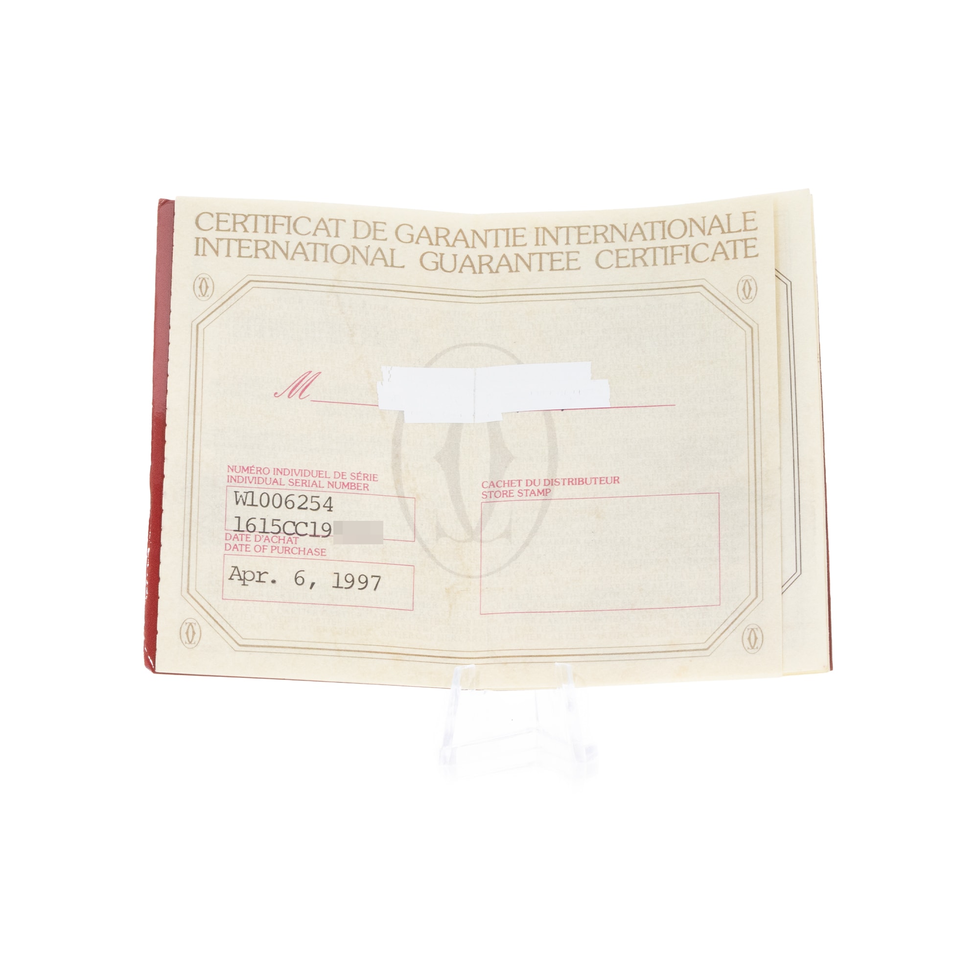 Cartier Tank Vermeil