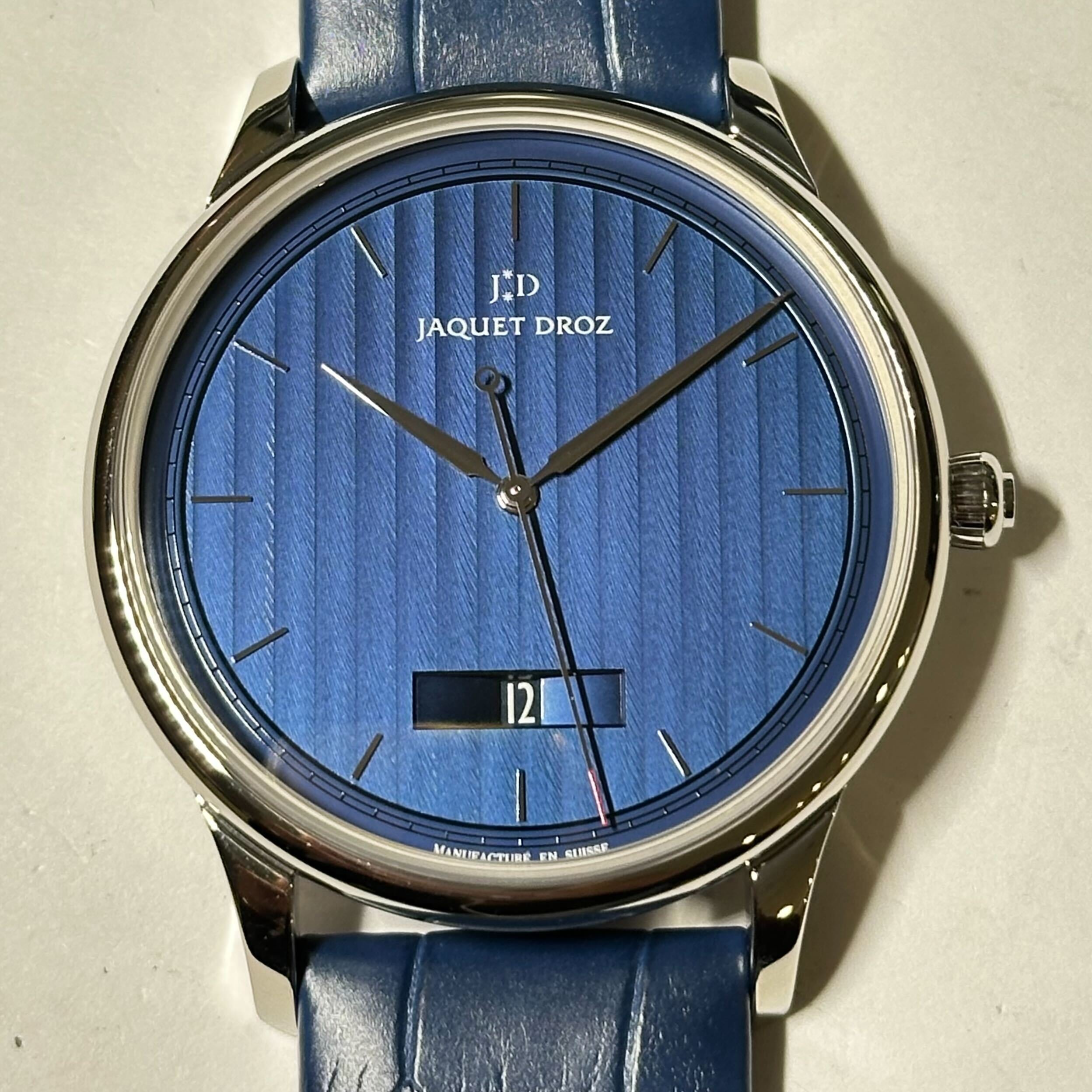 Jaquet Droz Grande Heure Minute Quantieme