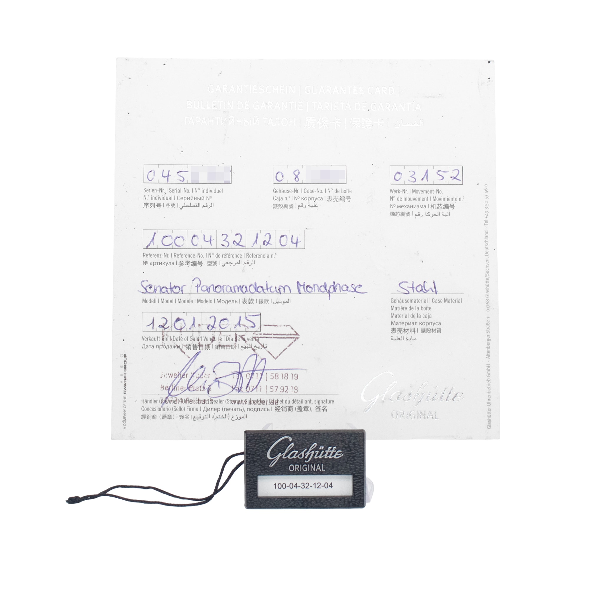 Glashutte Original Senator Panorama Date Moon Phase
