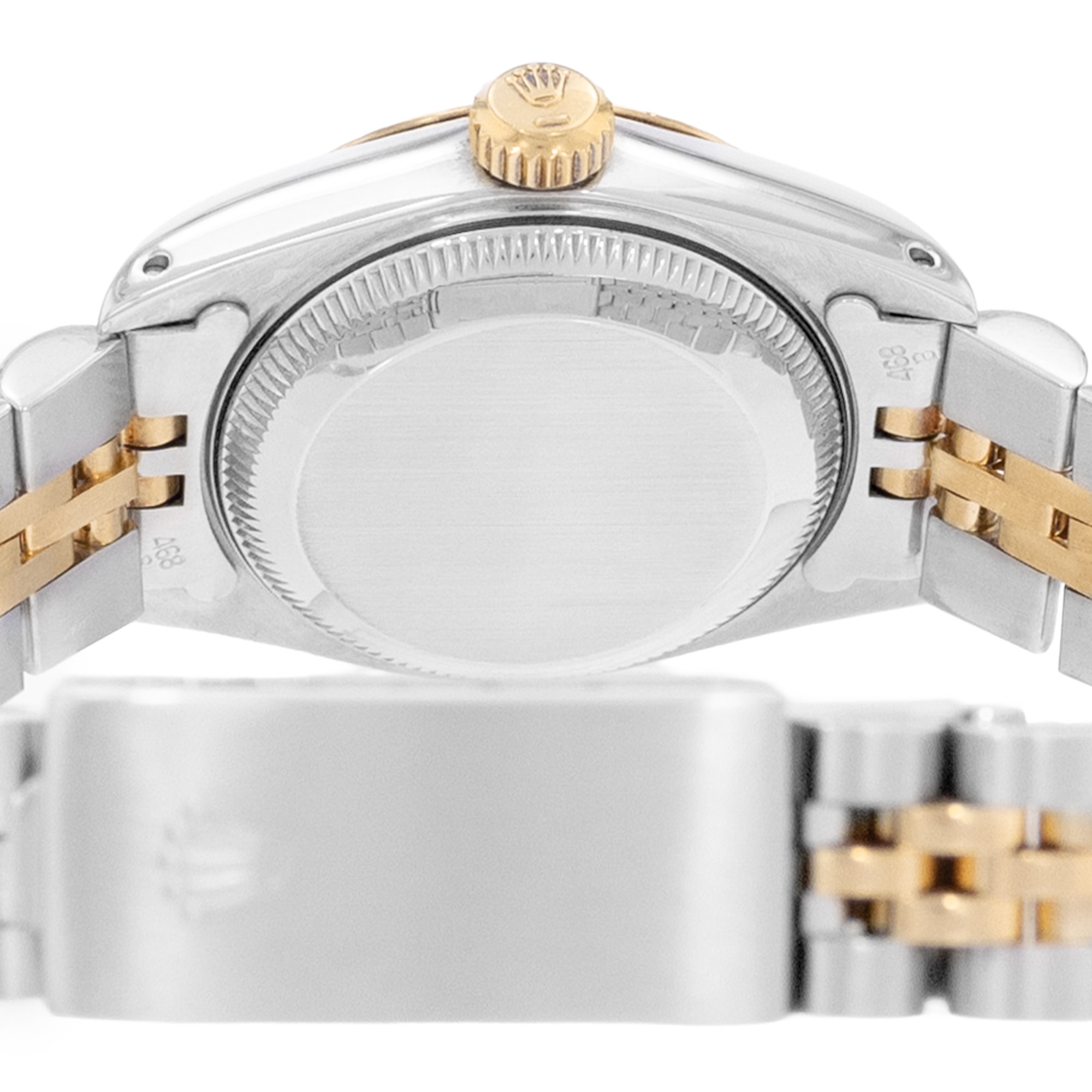 Rolex Datejust 26 69173 Vintage Champagne Diamond Steel Yellow Gold Ladies Watch