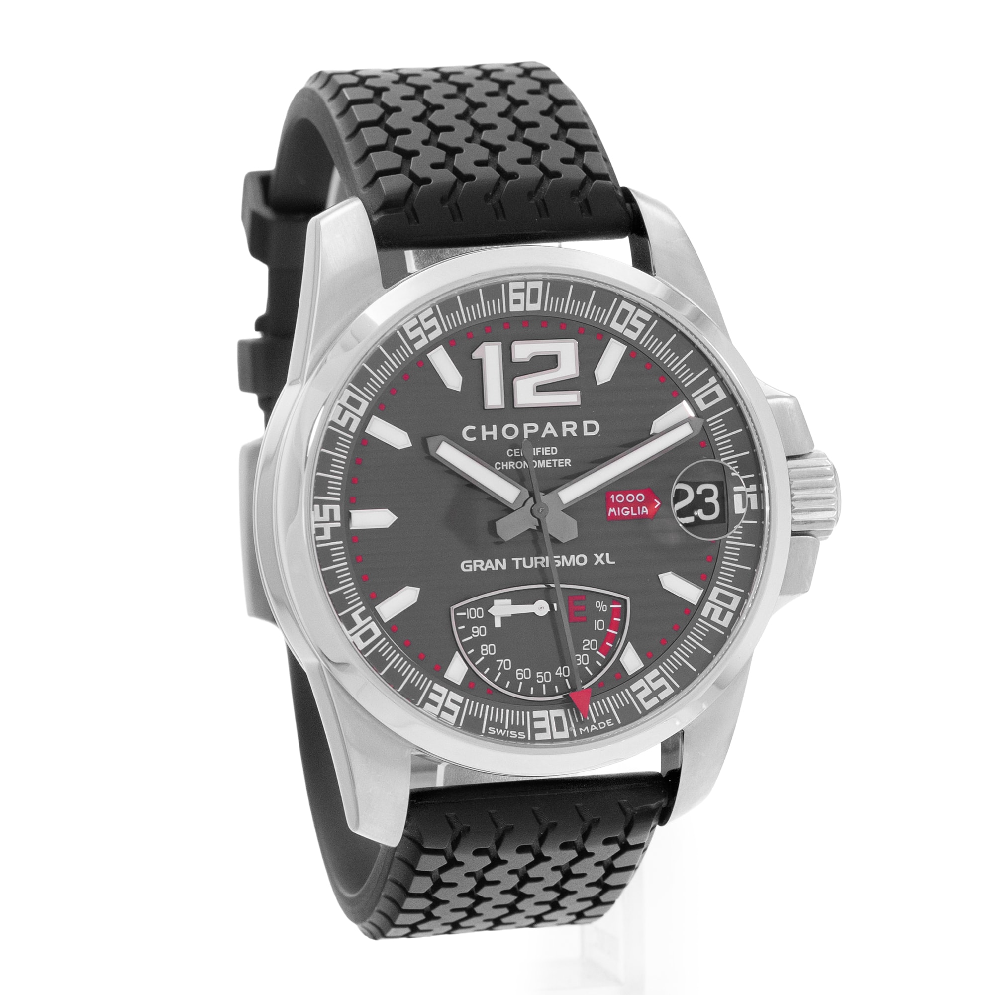 Chopard Mille Miglia 8997 44mm Silver Dial Steel Mens Watch