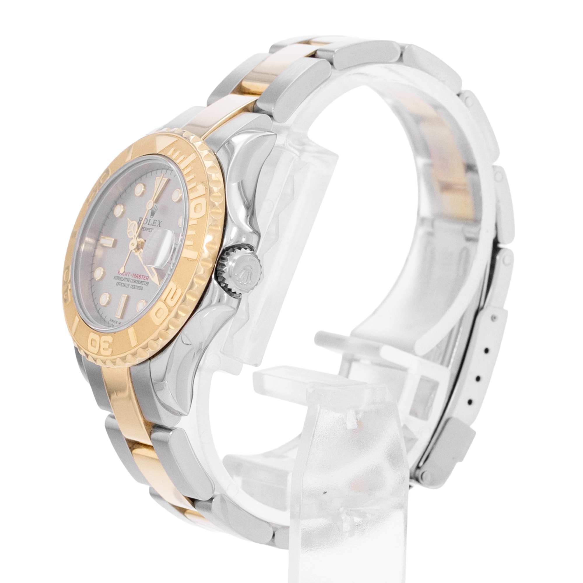 Rolex Yacht-Master 29 169623 Silver Steel Yellow Gold Oyster Ladies Watch