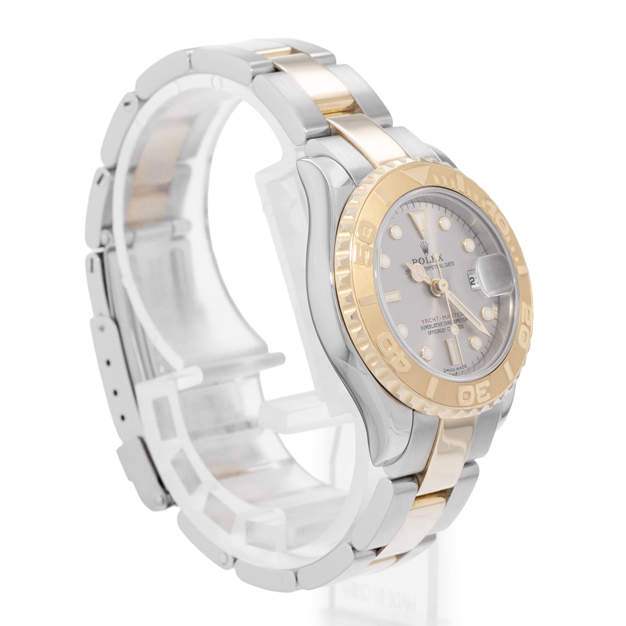 Rolex Yacht-Master 29 169623 Silver Steel Yellow Gold Oyster Ladies Watch