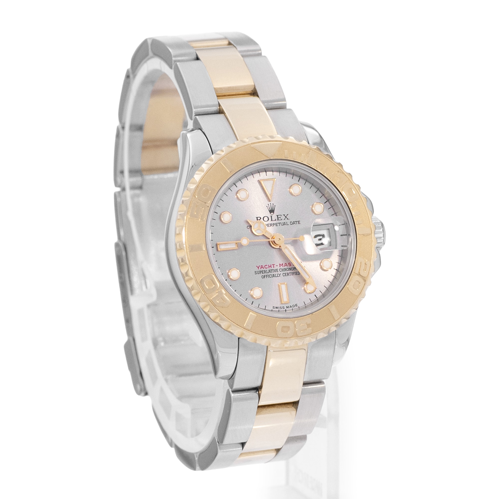Rolex Yacht-Master 29 169623 Silver Steel Yellow Gold Oyster Ladies Watch
