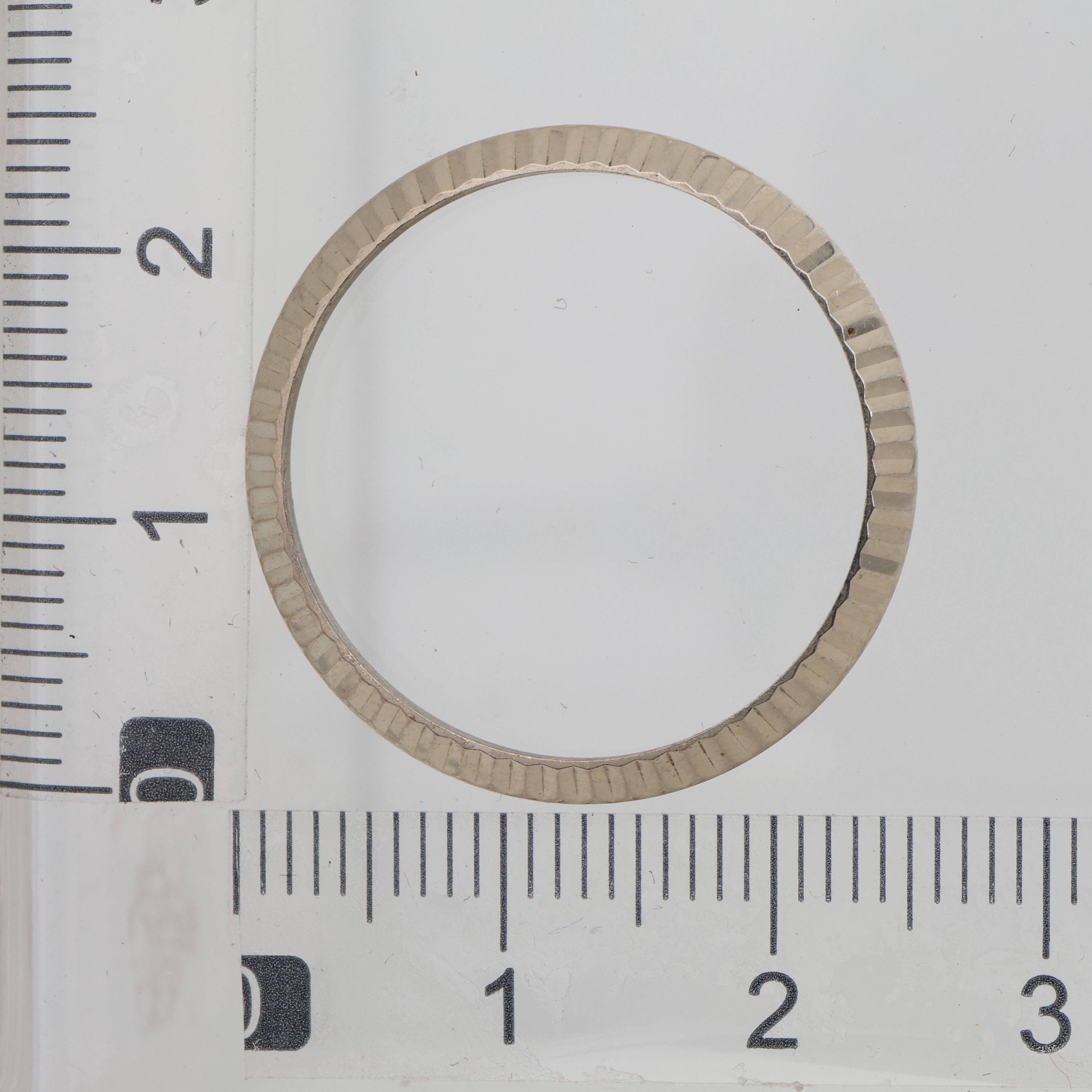 Factory original 18K white gold fluted bezel for Rolex 26mm ref. 79179 69179
