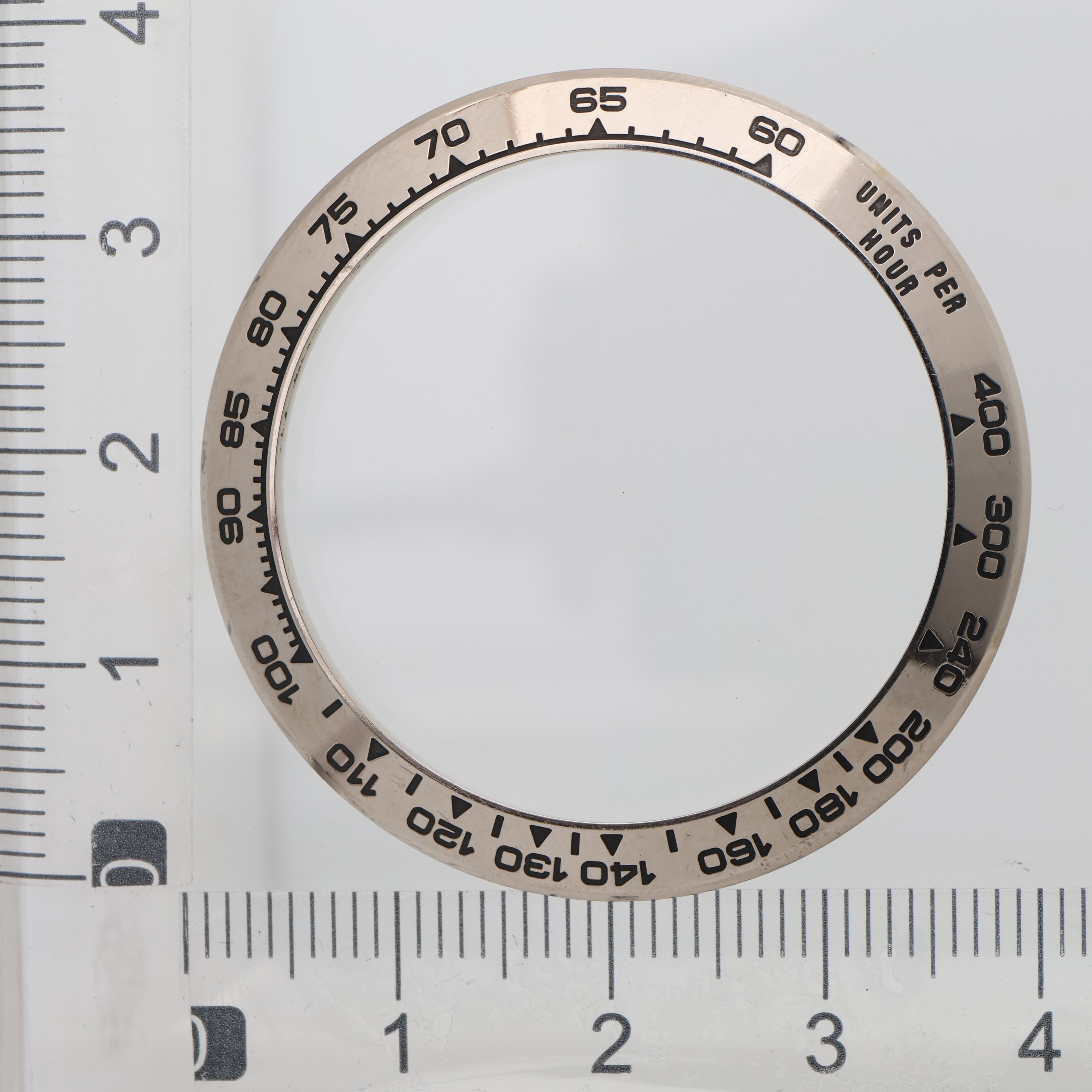 Original 18K white gold bezel for Rolex Daytona 116509