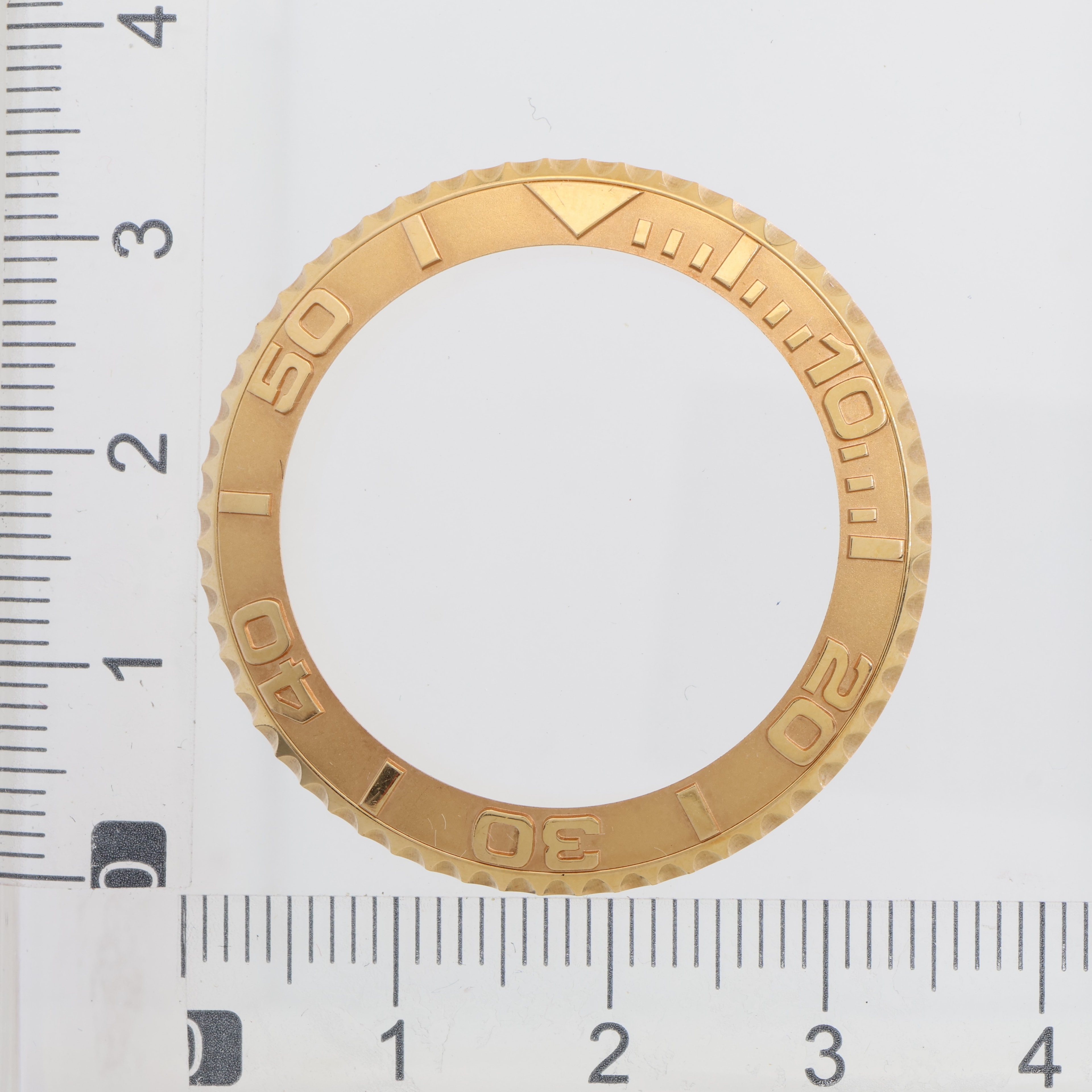 Factory original 18K yellow gold bezel for Rolex Yacht-master 34mm
