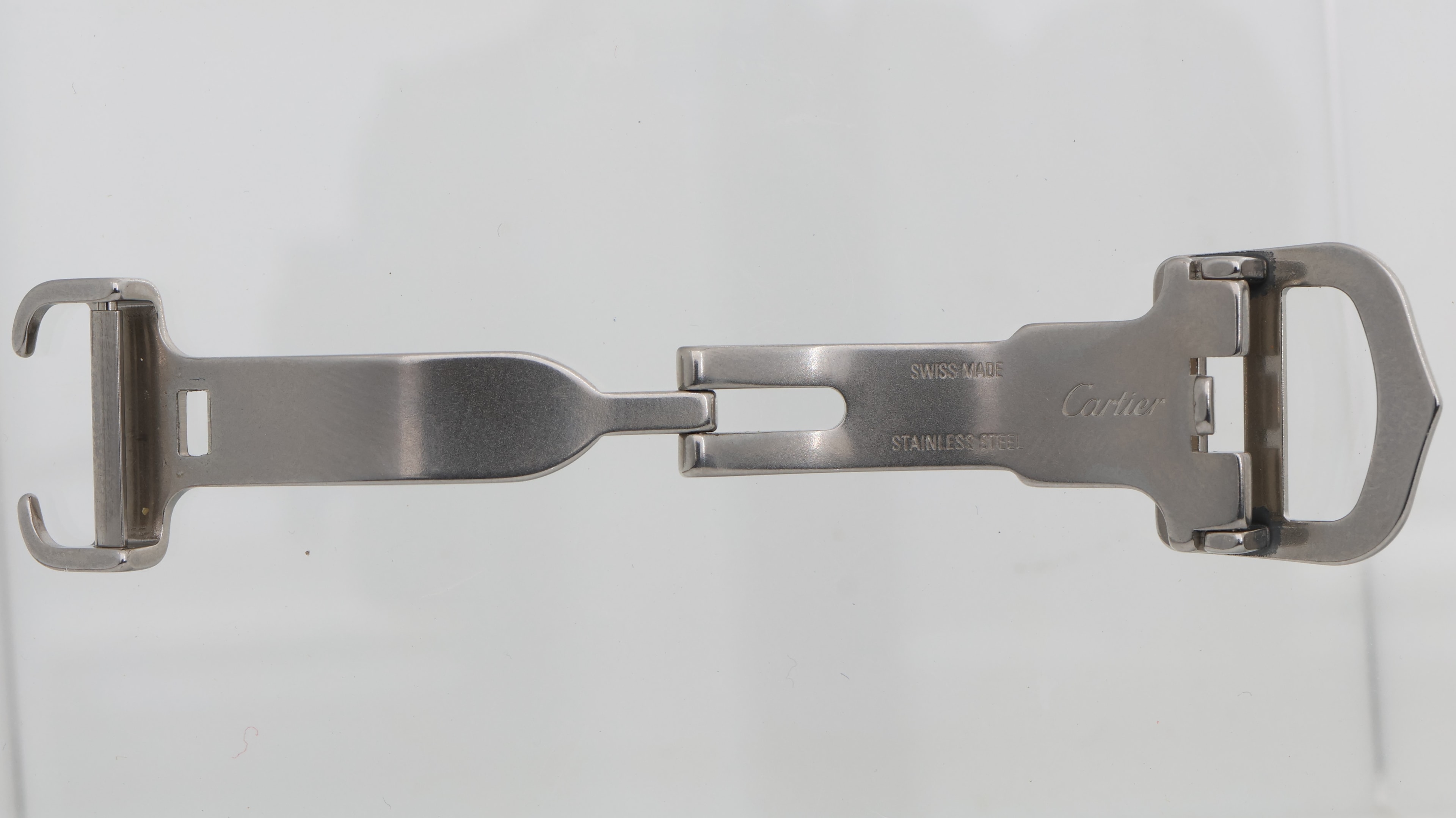 Original Steel Deployment buckle for Cartier 14mm width strap